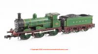 372-775ASF Graham Farish C Class Steam Loco number 4 - SE&CR Lined Green (Simplified)